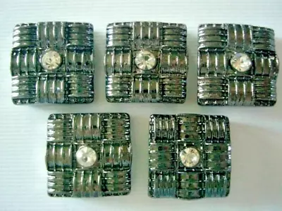 2 Hole Slider Beads Basketweave Graytone #5 • $5.63