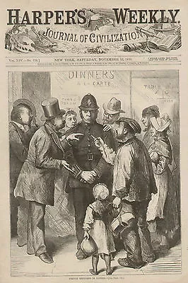 London Policeman Confronted By French Speaking Refugees Language Barrier Print • $21.60