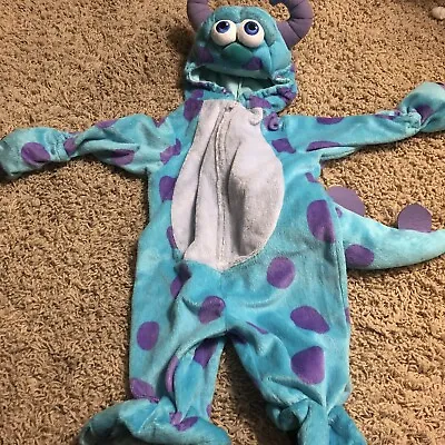 Pixar Monsters Inc University Sully Costume Kids Size 6 Months Baby Child • $18