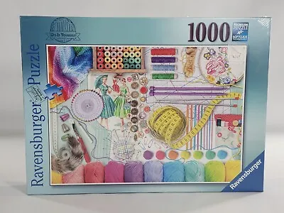 Ravensburger 1000 Piece Puzzle  Needlework  - 27  X 20  - Sewing Thread Yarn NEW • $35.95