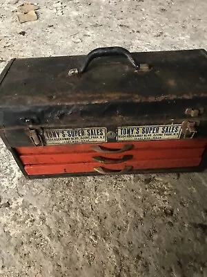 Vintage Dayton Electric 3 Drawer Machinest Tool Box Used • $79.50