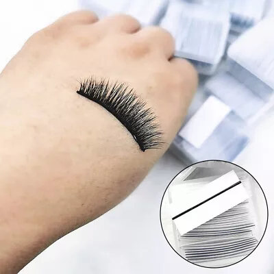 £2.68 • Buy 34 Pieces/Box Reusable Self-Adhesive Eyelash Glue Strip False Eyelashes Black