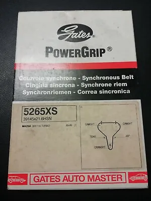 Gates PowerGrip Timing Belt 5265XS For Mazda MAZDA 323 III (BF) 1.6 GT Turbo • $14.99