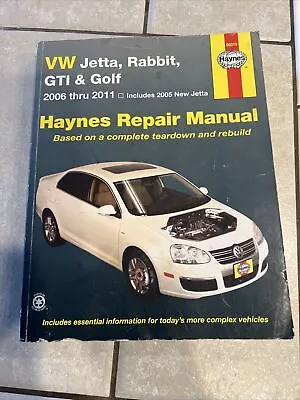 NEW VW Jetta Rabbit GTI And Golf 2006 Thru 2011 Haynes Repair Manual  • $22