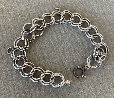 Vintage Danecraft Sterling Starter Charm Bracelet 7.5” (C12) • $42