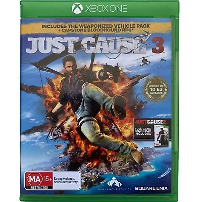 Just Cause 3 Xbox One Microsoft Weaponised Vehicle Pack Bloodhound RPG 2015 PAL • $9.95