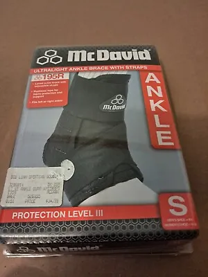 McDAVID 195 Ankle Brace With Straps Level 3 Comfortable Max Support-Size S • $20