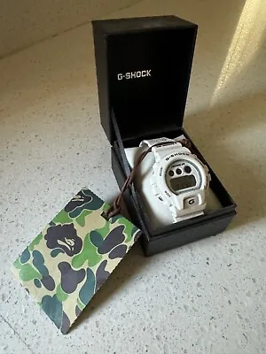 Casio G-shock / Bape (a Bathing Ape) Dw-6900 Watch! Japan Exclusive! New In Box! • $200