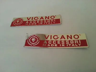 Lambretta  Vespa 2x (RED)  VIGANO Accessori Made In Italy Stickers • $5.85