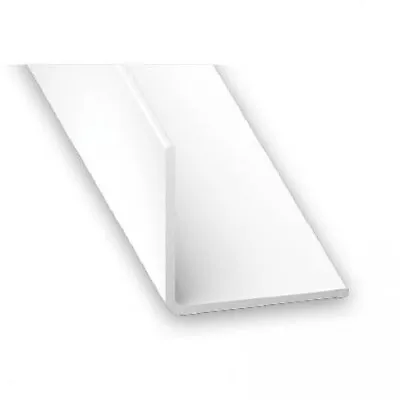 £5.99 • Buy White Plastic PVC Angle Corner Edging Trim - Various Sizes