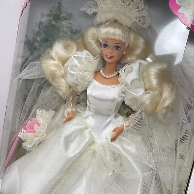 1996 ROSE BRIDE BARBIE Special Edition Wedding Doll #15987 Mattel Vintage - NEW • $59.99