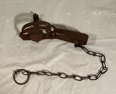 Vintage BLAKE & LAMB Single Spring No. 1 Steel Trap W/ Chain • $12.99