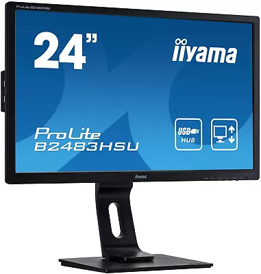 IIYAMA B2483HS  24  FULL HD 1920 X 1080  MONITOR SCREEN . • £49.99