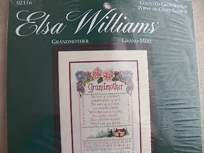 GRANDMOTHER  By  Elsa Williams - # 02156 Cross Stitch Kit- Open Package • $9.95