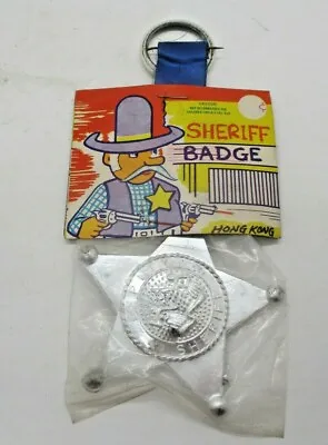 Vintage Toy Sheriff Deputy Badge / Hong Kong NIP • $12.99