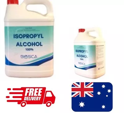 100% Isopropyl Alcohol Isopropanol IPA Rubbing OH 5L  AU Stock Fast Postage!! • $70.98