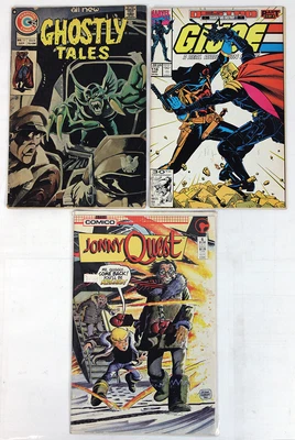 $1 • Buy Marvel, Comico, Charlton Comis Gi Joe #118, Jonny Quest #6, Ghostly Tales #117