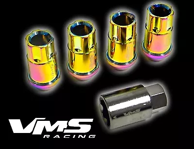 20pc Vms Chevy Corvette C4 C5 C6 12x1.5mm Aluminum Lock Lug Nuts Neo Chrome • $69.99