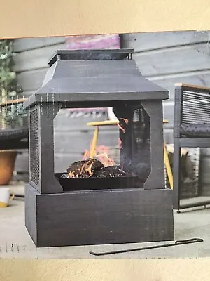 La Hacienda Fire Pit Log Burner  Wood Burner Garden Heater Collect REDDITCH • £49.99