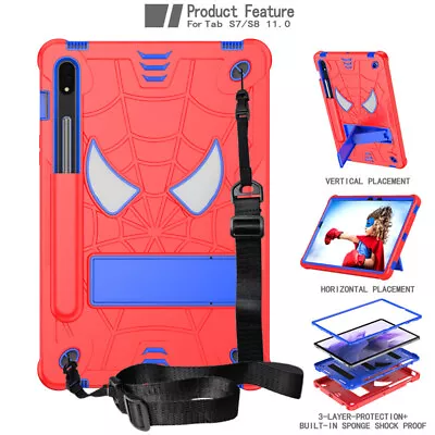 Shockproof Back Stand Case Cover For Samsung Galaxy Tab S9 / S9 Plus / S8 S7 FE • $29.99