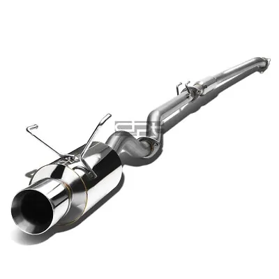 Fit 02-05 Civic Si Ep3 K20A 4  Rolled Muffler Tip Racing Catback Exhaust System • $149.28