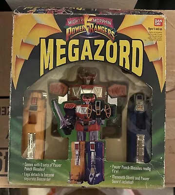 Bandai Power Rangers Megazord Mighty Morphin 5 In Action Figure - 2220 • $89.99