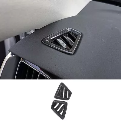 L&R Air Outlet Carbon Fiber Vent Cover Grain Instrument For Volvo S60 19-23 • $25.72