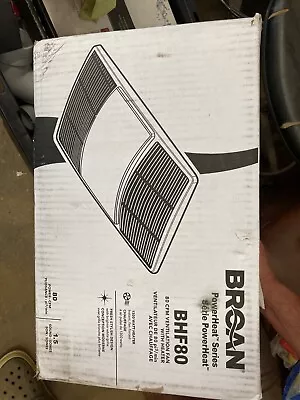 Broan PowerHeat Ventilation Fan W/heat And Light. BHF80 1300 Watt Heater • $100