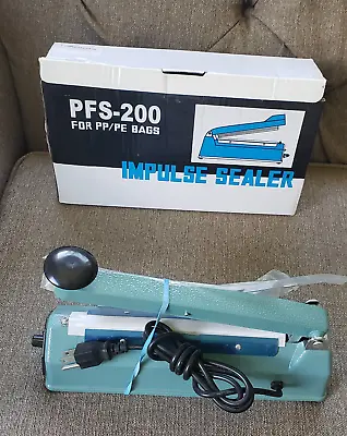 Impulse Sealer PFS-200 8 Inch Heat Sealer For Shrink Wrapping Anything • $24.94