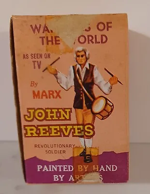 Marx Warriors Of The World John Reeves Revolutionary War Soldier Vintage • $29.99