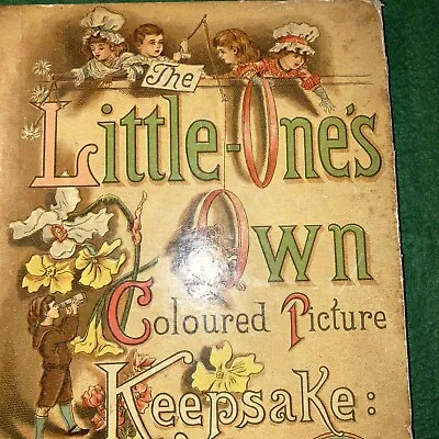 The Little-One's Own Coloured Picture Keepsake Book John Wanamaker Phila PA • $20