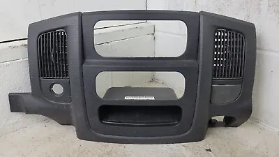 02-05 Dodge Ram 1500 2500 Oem Black Dark Slate Gray Radio Dash Vent Bezel Trim • $113.99