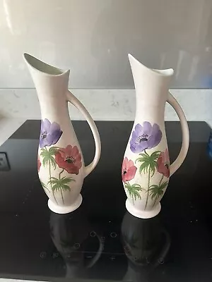 2 X Radford Vases Anemone Pattern VGC Vintage • £9.99