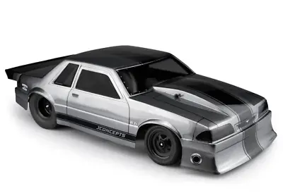 RC 1/10 Dragster Body 1991 FORD MUSTANG Fox Body Drag -CLEAR - #0362 • $54.99