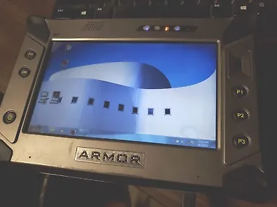 DRS Armor X7 Military Grade Tablet Windows 7 40gb Ssd Atom 1.66ghz 2gb 32gb SD • $320