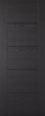 LPD Internal Vancouver Black Ash Laminated Solid Fire Rated FD30 Doors • £94.99