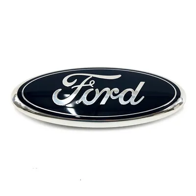 Ford F250 F350 E150 E250 Super Duty Front Grille Blue 9 Inch Oval Emblem OEM NEW • $51.39