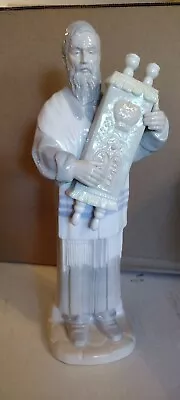 Jewish Rabbi Torah Porcelain Figurine Limited Edition Moshe Yakov Japan PreLoved • $54