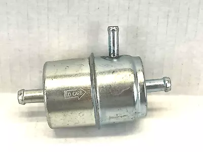 $14.95 • Buy Universal Carbureted Inline Fuel Filter 1/4  Anti-Vapor Lock Style 5/16  In/Out