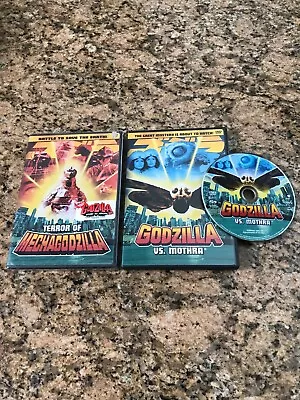 Terror Of Mechagodzilla  & Godzilla Vs Mothra (DVD 2 Disc Set) Like New 1 Sealed • $36.87