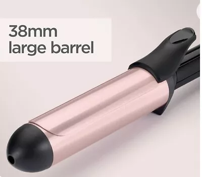 BaByliss 2453U Rose Quartz Large 38mm Extra Long Barrel Hair Curling Tong • £16