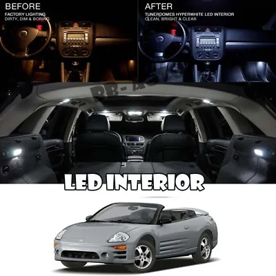 For 99-05 Mitsubishi Eclipse Spyder Interior LED HID Xenon Light Package Qty 12 • $14.99