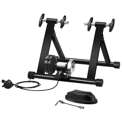 Foldable Bike Trainer Stand Portable Magnetic Cycling Flywheel Dual-Lock System • $69.99
