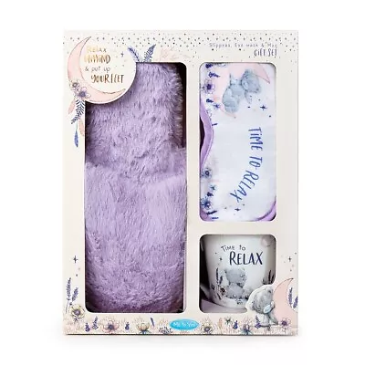 Me To You Fluffy Slippers Eye Sleep Mask And Mug Gift Set Tatty Teddy • £19.99