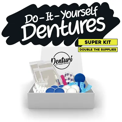 $169 • Buy Super DIY Denture Kit - Home Made Denture Kit, Make Your Own Dentures At Home