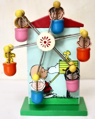 Peanuts Vintage Ferris Wheel Musical Bank Schmid 1972 Snoopy  Charles Schulz • $174.99