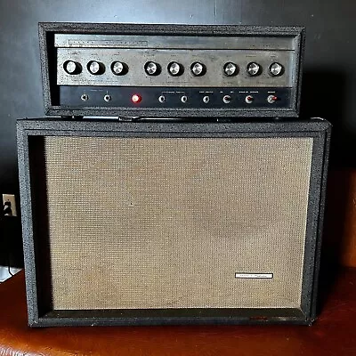 Vintage 60s Silvertone Model 1484 Twin Twelve 60-Watt 2x12 Tube Guitar Amp • $1000