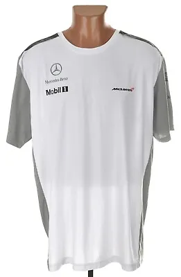 Formula 1 Mclaren Mercedes Shirt Jersey Button Era Size 3xl Adult • $24.99