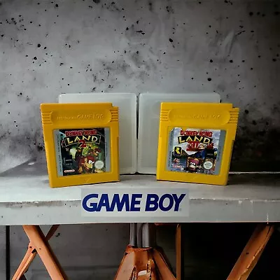 Donkey Kong Land 2 & 3 - Nintendo Game Boy Bundle- With Nintendo Cart Cases • $42.95