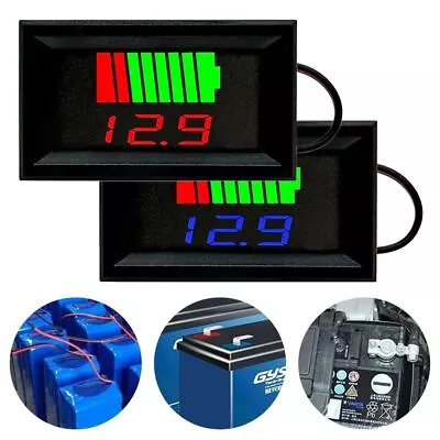 £2.89 • Buy Tester Lithium Battery Capacity Meter Car Battery Charge Level Indicator